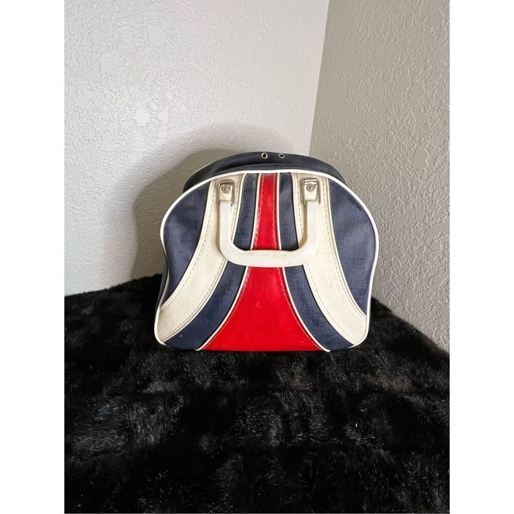 Brunswick windjammer - Vintage Americana red white and blue bag